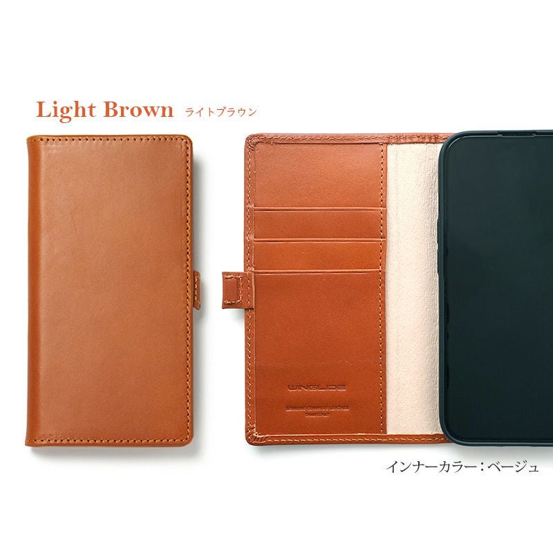 イタリアンレザー】iPhone15Pro / iPhone15 手帳型 本革 WINGLIDE