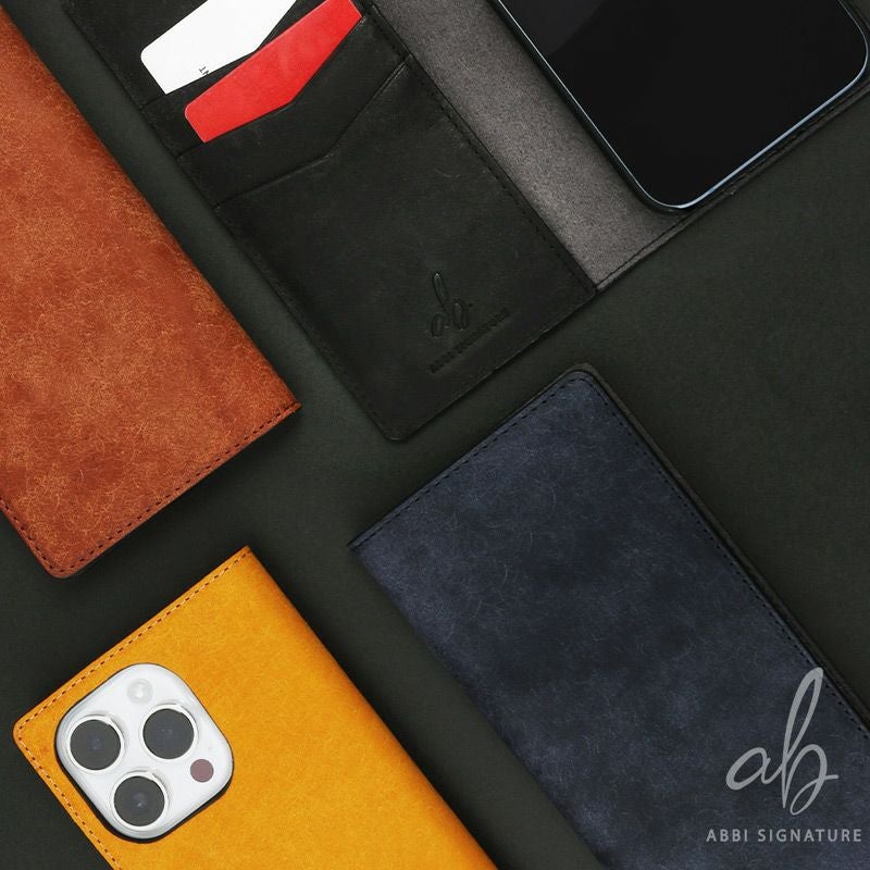 iPhone15 Pro / iPhone 15 ケース 手帳型 ブランド 本革 スマホケース レザー
