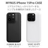 MYNUS iPhone15 ケース マイナス 薄型 スマホケース 背面ケース カバー