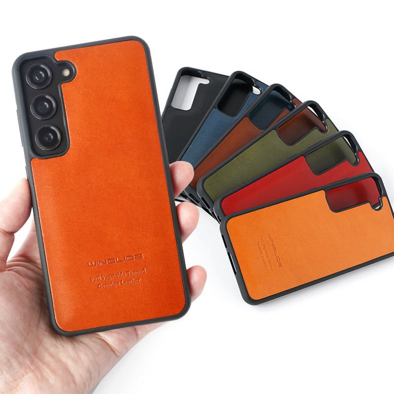 栃木レザー】Galaxy S23 / S23Ultra / S24 / S24Ultra ケース 背面 本