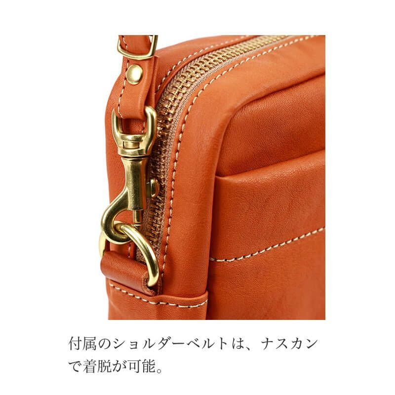 ショルダーバッグ 本革 軽い レザー ブランド おしゃれ ケース