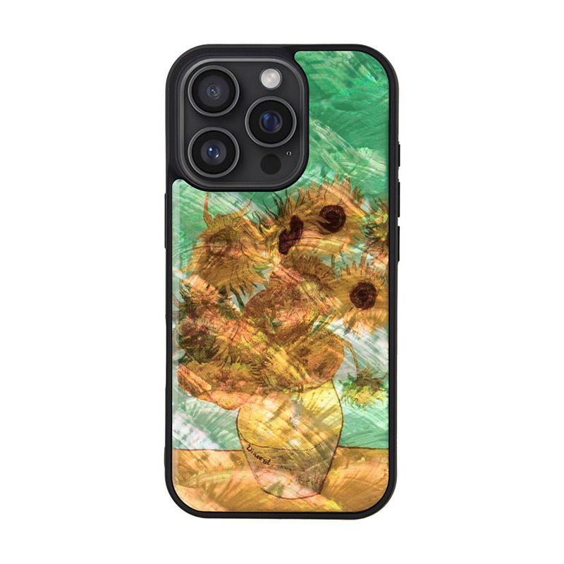 ikins アイキンス 天然貝ケース 世界の名画 シリーズ』 iPhone16Pro