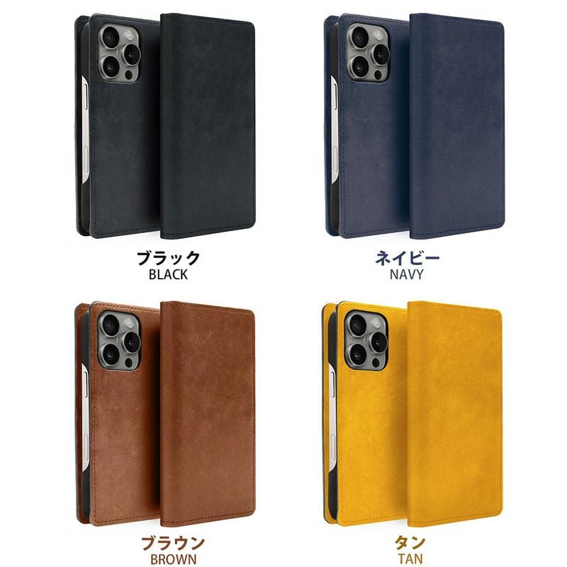 iPhone16 Pro / iPhone16Pro Max / iPhone 16 ケース 手帳型 ブランド 本革 スマホケース レザー MagSafe対応