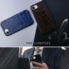 iPhone17ｅ iPhone16ｅ iPhone16Pro iPhone16 ProMax iPhone 16 ケース ブランド 本革 スマホケース イタリアンレザー 革 背面 MagSafe対応 クロコ柄