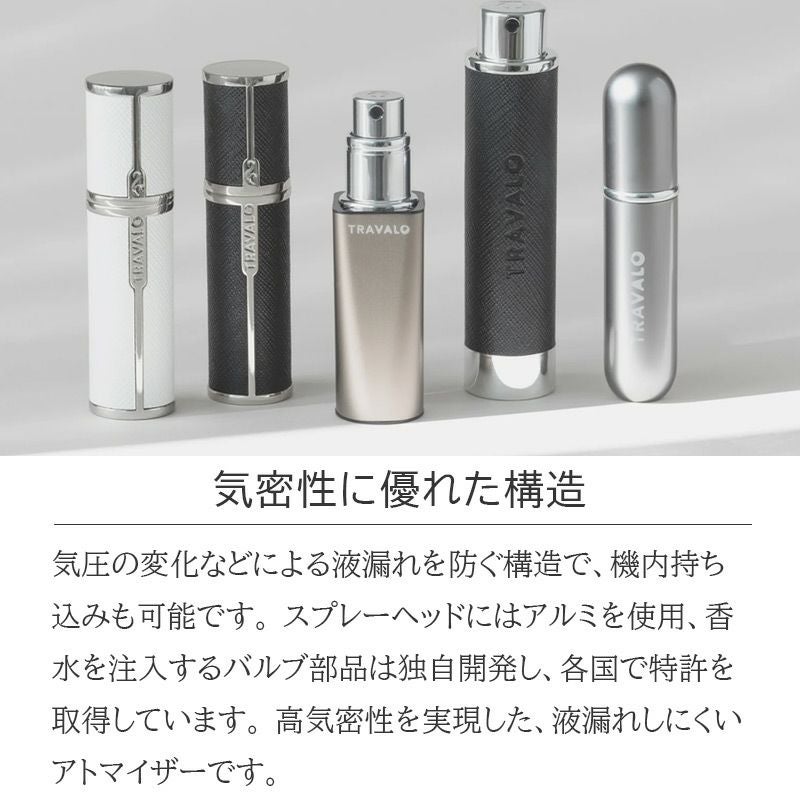TRAVALO アトマイザー MILANO SET (インナーボトル計3本) TRAVALO