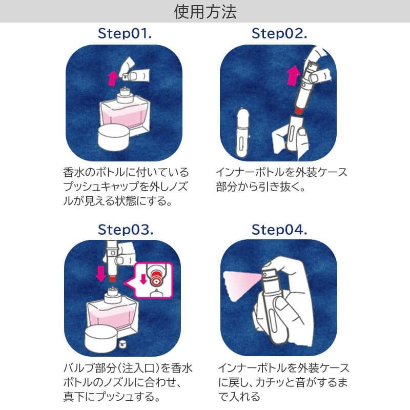 TRAVALO アトマイザー MILANO SET (インナーボトル計3本) TRAVALO