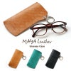メガネケース 薄型 スリム コンパクト 軽量 ブランド 本革 レザー 牛革 おしゃれ シンプル メンズ 男性 女性 大きめ 携帯用 カラビナ