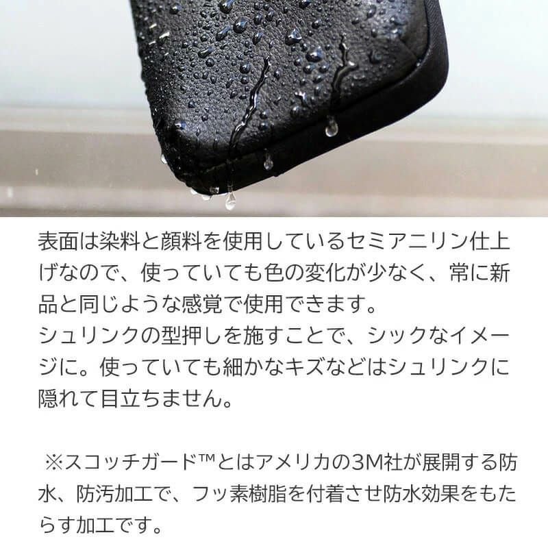 二つ折り財布 メンズ 本革 財布 AGILITY SGシュリンクレザー サイフ レザー 革 ラウンドファスナー