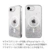 iPhone 16e ケース キラキラ 背面 クリア 透明 magsafe対応 透明ケース 衝撃吸収