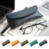 メガネケース 本革 プエブロ レザー おしゃれ シンプル 大きめ