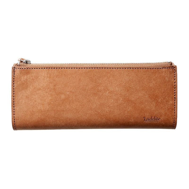 ラダイト ペンケース ロール おしゃれ 革 ブランド シンプル スリム コンパクト 高級 本革 フラット 一本ずつ レトロ 仕切り 付き 楽天 ウィスキー ブラウン 茶色