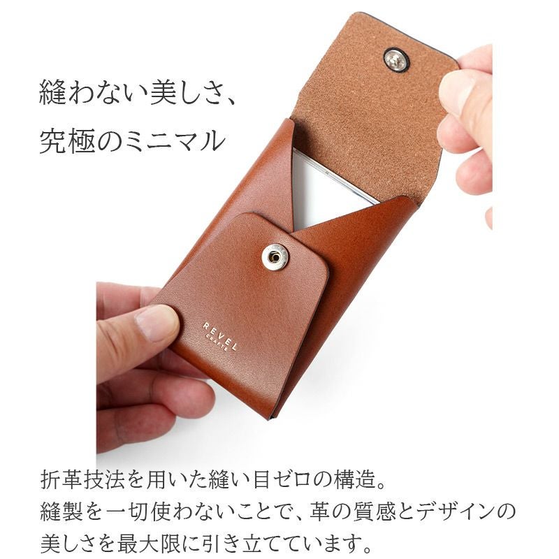 【牛革】カードケース 名刺入れ REVEL VERTICAL CARD CASE 縦型 本革 日本製