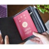 パスポートケースカバー本革日本製レザーREVELレヴェルおしゃれシンプル