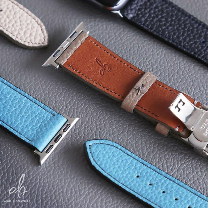 apple watch ベルト 本革 レザー おしゃれ 49mm 46mm 45mm 44mm 42mm 41mm 40mm 38mm シュランケンカーフ 革 シュリンクレザー アップルウォッチ