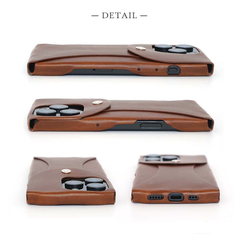 iPhone16 Pro / iPhone 16 ケース ブランド 本革 スマホケース レザー 革 背面 ビンテージリバイバルプロダクション