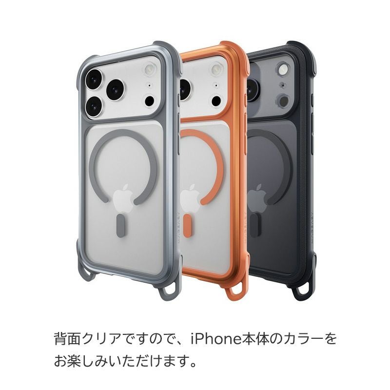 耐衝撃☆米軍MIL規格】MagEasy Odyssey +Strap M C iPhone17Pro