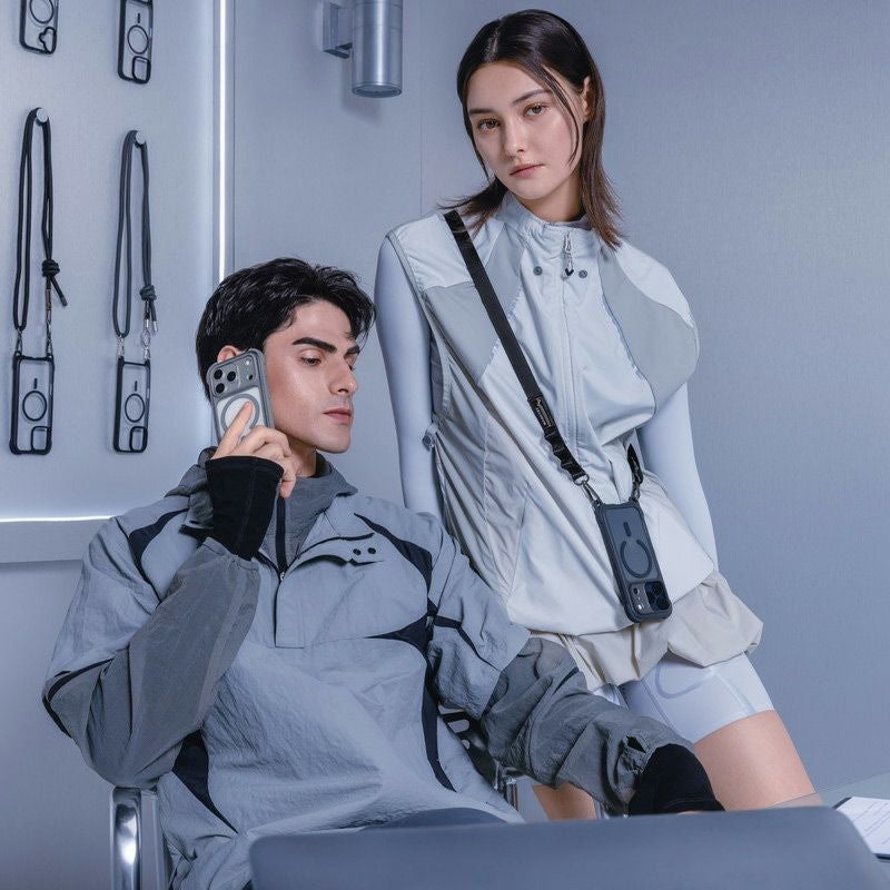 iPhone17 Pro / iPhone17 ProMax ケース 耐衝撃 スマホケース 衝撃吸収 クリアケース MagSafe ショルダー