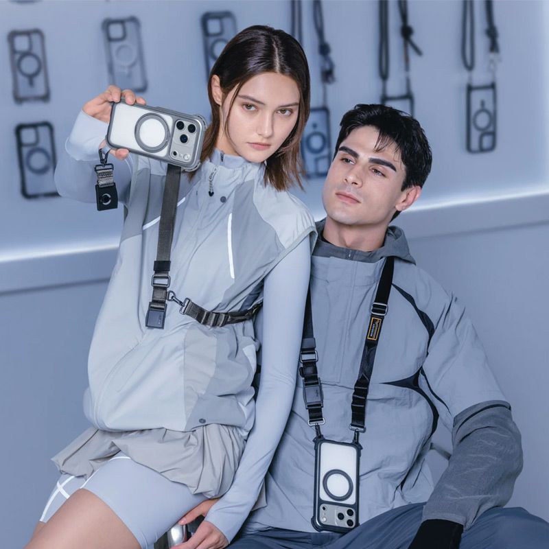 iPhone17 Pro / iPhone17 ProMax ケース 耐衝撃 スマホケース 衝撃吸収 クリアケース MagSafe ショルダー スタンド機能 スマホリング