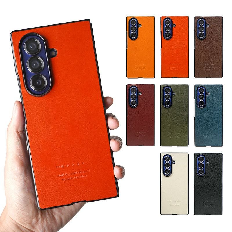 Galaxy Z Fold7】おしゃれな本革レザーケースがおすすめ！