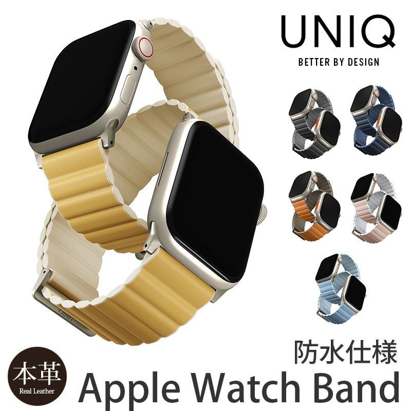防水レザー】REVIX PREMIUM EDITION Apple Watch バンド 本革 49mm