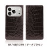 iPhone17 Pro / iPhone17 ProMax / iPhone 17 / iPhoneAir ケース 手帳型 ブランド 本革 スマホケース レザー クロコ柄 ビジネス メンズ