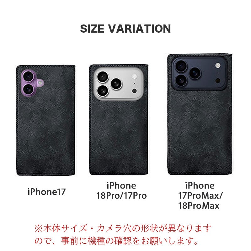 iPhone18Pro / iPhone18ProMax / iPhone17 Pro / iPhone17 ProMax / iPhone 17 ケース 手帳型 ブランド 本革 スマホケース レザー イタリアンレザー ビジネス メンズ