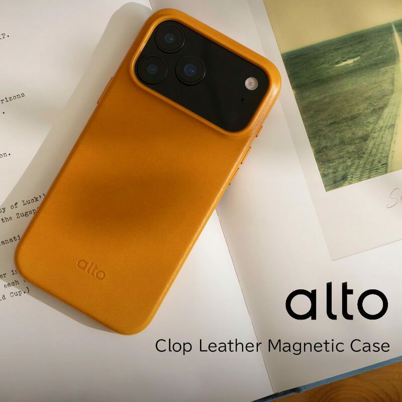 イタリアンレザー☆耐衝撃☆米軍MIL規格】alto Clop Leather Magnetic