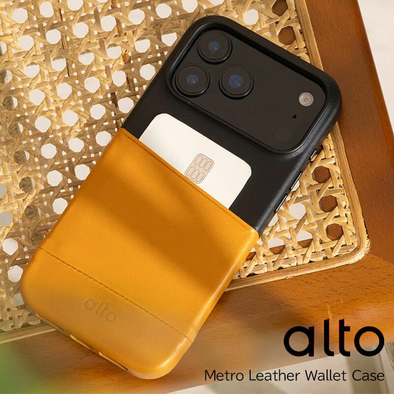 カード収納あり☆イタリアンレザー☆耐衝撃☆米軍MIL規格】alto Metro