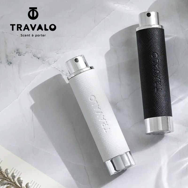  トラヴァ―ロ TRAVALO WALZER PU LEATHER SET アトマイザー 香水 詰め替え チャージ 簡単 スプレー 5ml スリム 香水 携帯 持ち運び 