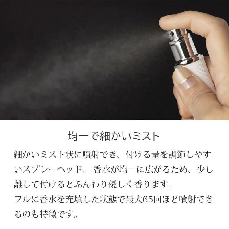 アトマイザー トラヴァーロ TRAVALO 香水 詰め替えチャージ 簡単スプレー 5ml スリム香水 携帯持ち運び