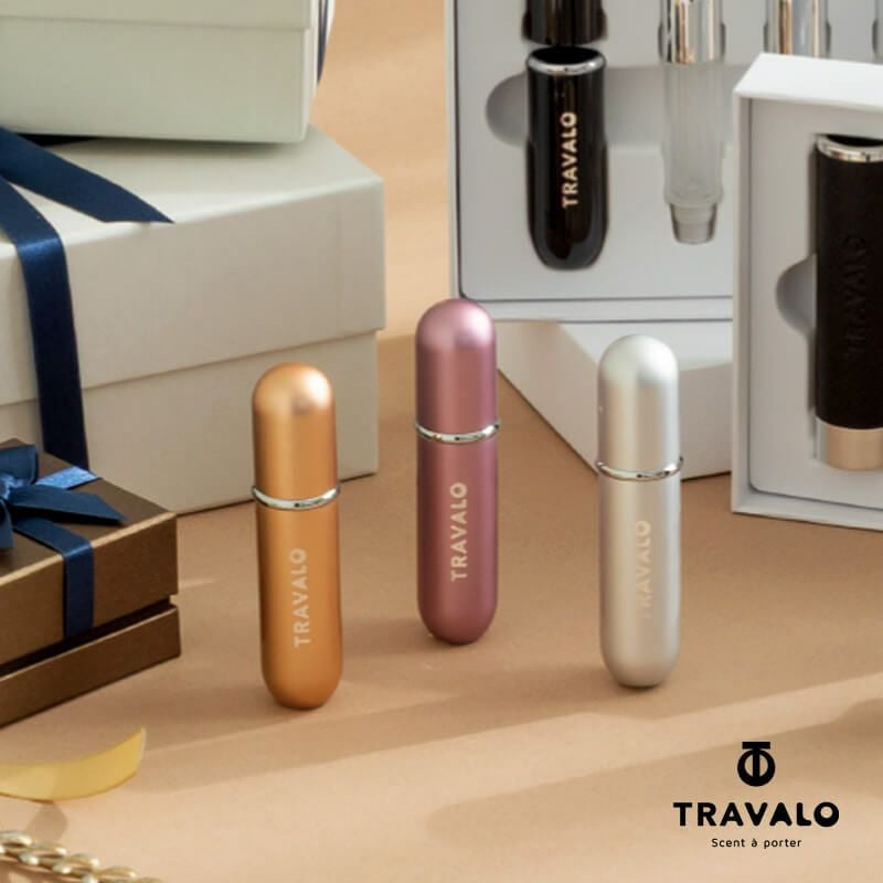 アトマイザー トラヴァーロ ニュークラシック New ClassicTRAVALO 香水 詰め替えチャージ 簡単スプレー 5ml スリム香水 携帯持ち運び