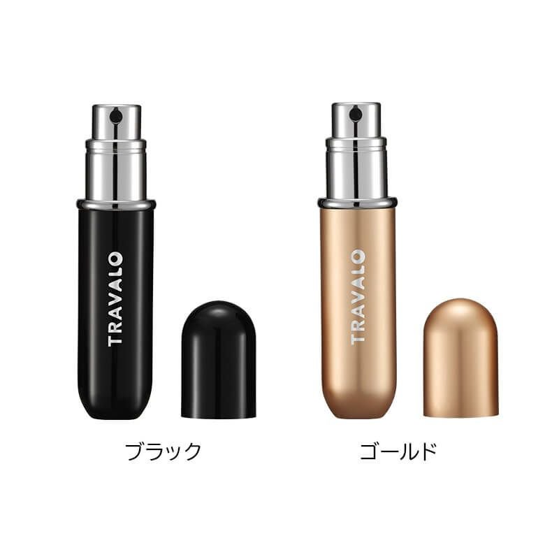 アトマイザー トラヴァーロ ニュークラシック New ClassicTRAVALO 香水 詰め替えチャージ 簡単スプレー 5ml スリム香水 携帯持ち運び