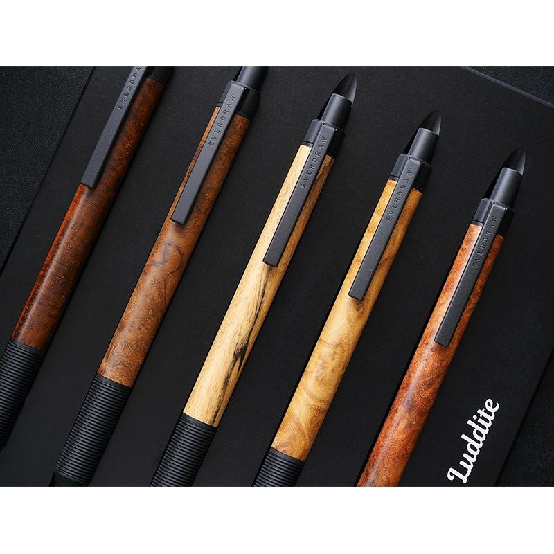 Luddite EVERDRAW 銘木モデル シャープペンシル 0.5』 シャーペン