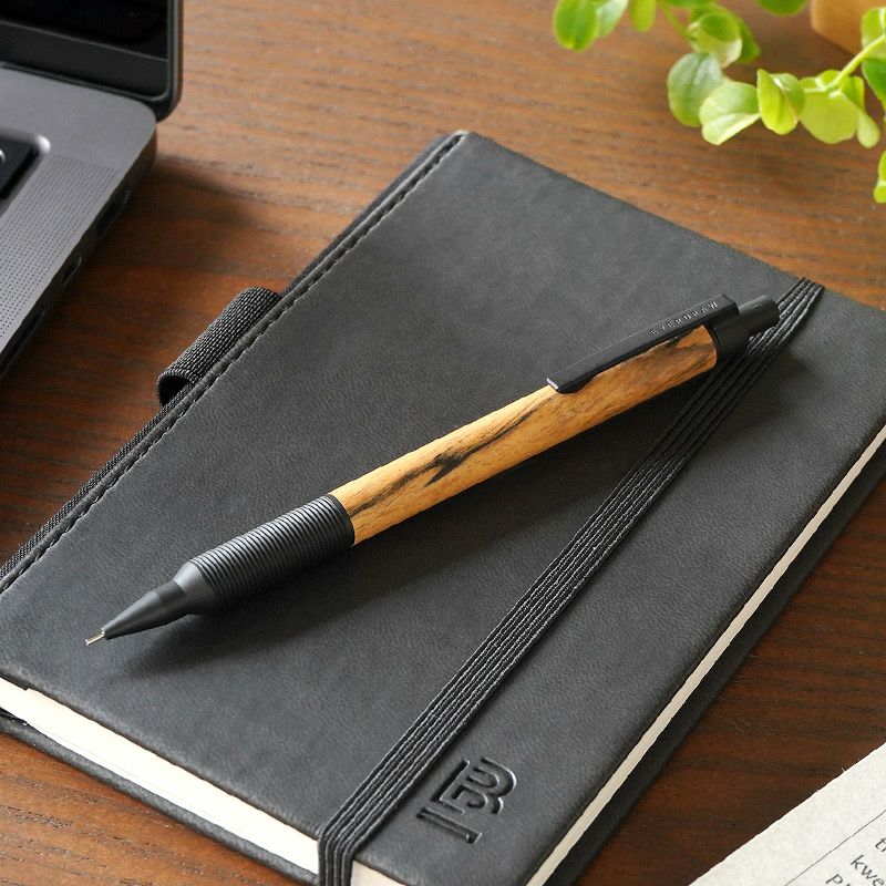 エバードロー シャーペン EVERDRAW かっこいい おしゃれ 木と真鍮の融合 シャープペンシル