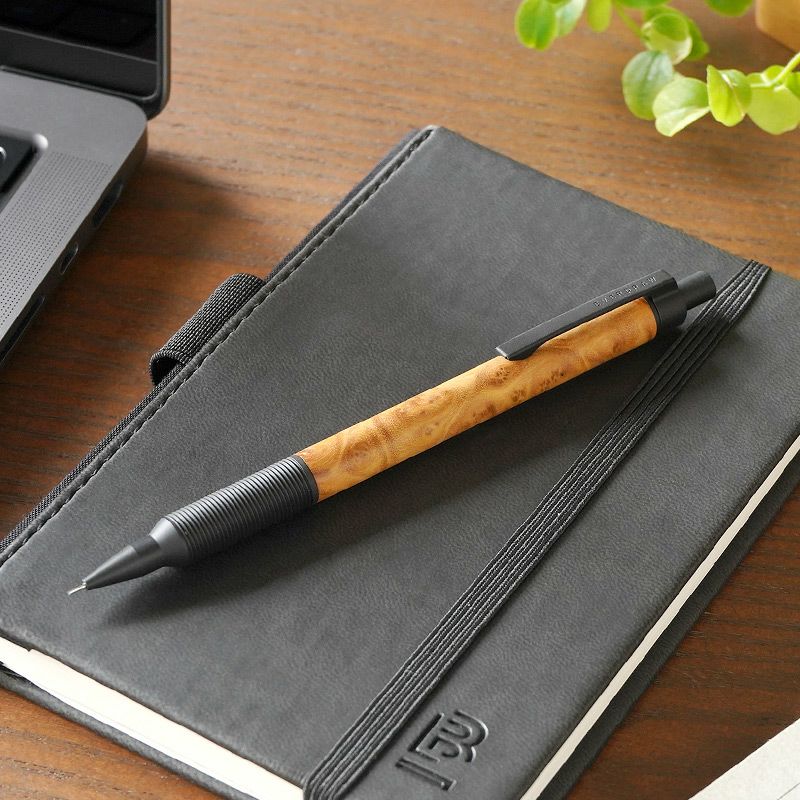 エバードロー シャーペン EVERDRAW かっこいい おしゃれ 木と真鍮の融合 シャープペンシル