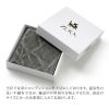 象革 二つ折り財布 カード入れ お札 コインケース コンパクト ウォレット