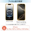 iPhone16e 16 16Plus 16Pro 16ProMax フィルム 光沢ガラス 液晶保護 画面指紋防止 Pro