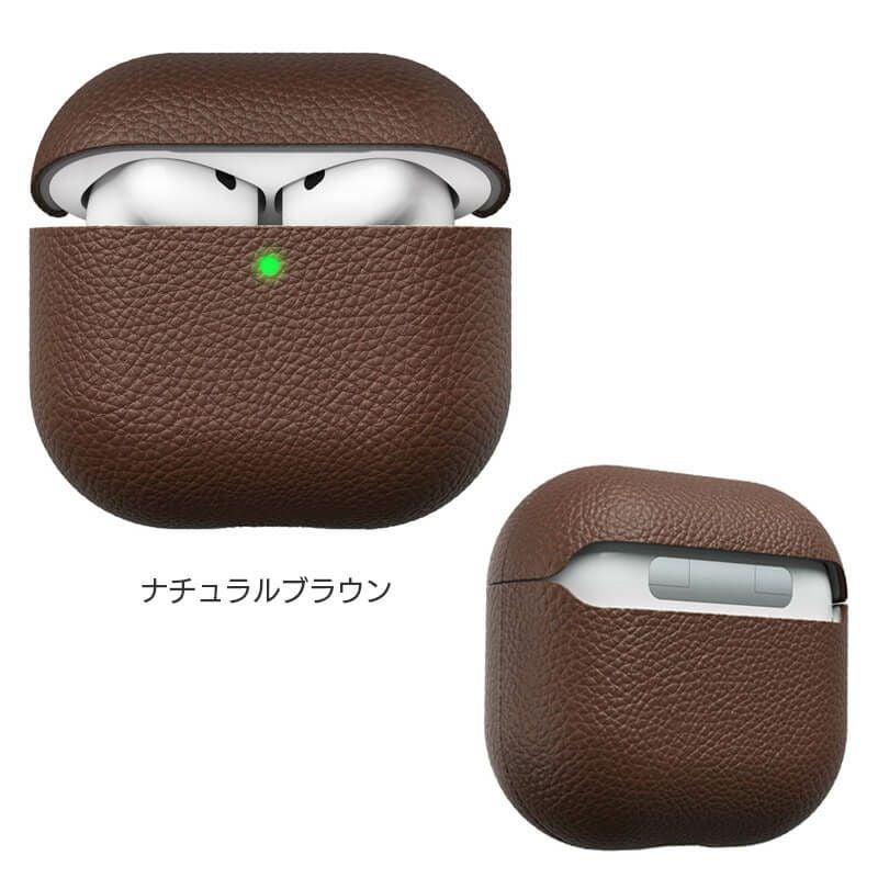 AirPods Pro 3 ケース Airpods 4 ケース エアーポッズ カバー AirPods Case 本革製 イタリアン レザー 保護ケース イヤホン エアポッズ