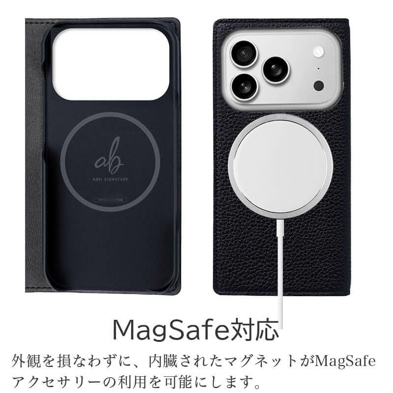 iPhone17 Pro / iPhone17 ProMax / iPhone 17 ケース iPhone 手帳型 ワイヤレス充電 ブランド スマホケース 本革 革 レザー 