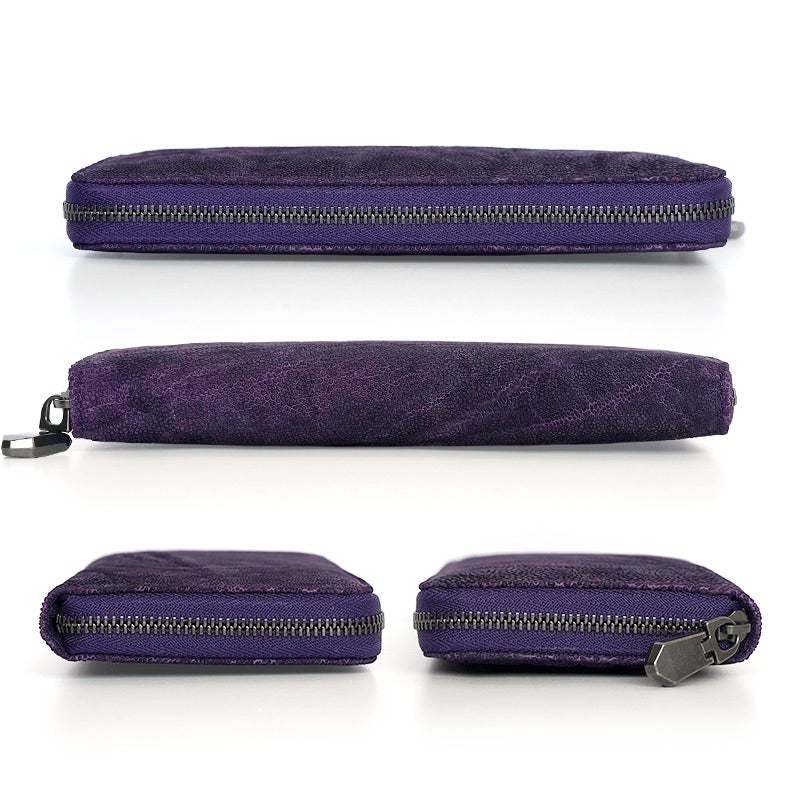 象革 財布 エキゾチックレザー 財布 日本製