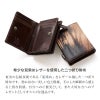 二つ折り財布 本革 泥染めレザー ブランド おしゃれ 高級