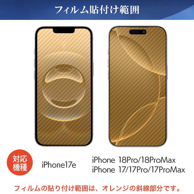 除き見防止フィルム iPhone 18Pro / 18ProMax /  17Pro / 17ProMax / iPhone17e / 17 フィルム のぞき見防止 ブルーライトカット 覗き見防止 
