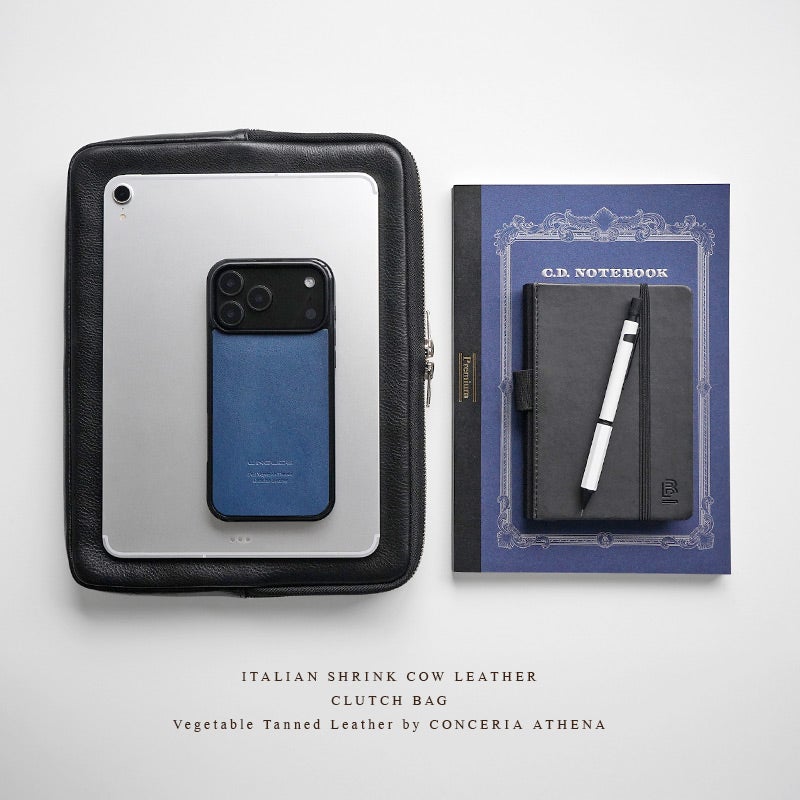 クラッチバッグ メンズ 本革 セカンドバッグ ipad 収納 タブレットケース バッグインバッグ 薄型 ブランド