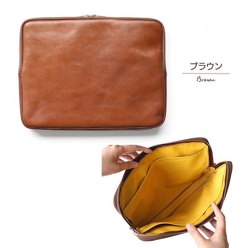 クラッチバッグ メンズ 本革 セカンドバッグ ipad 収納 タブレットケース バッグインバッグ 薄型 ブランド