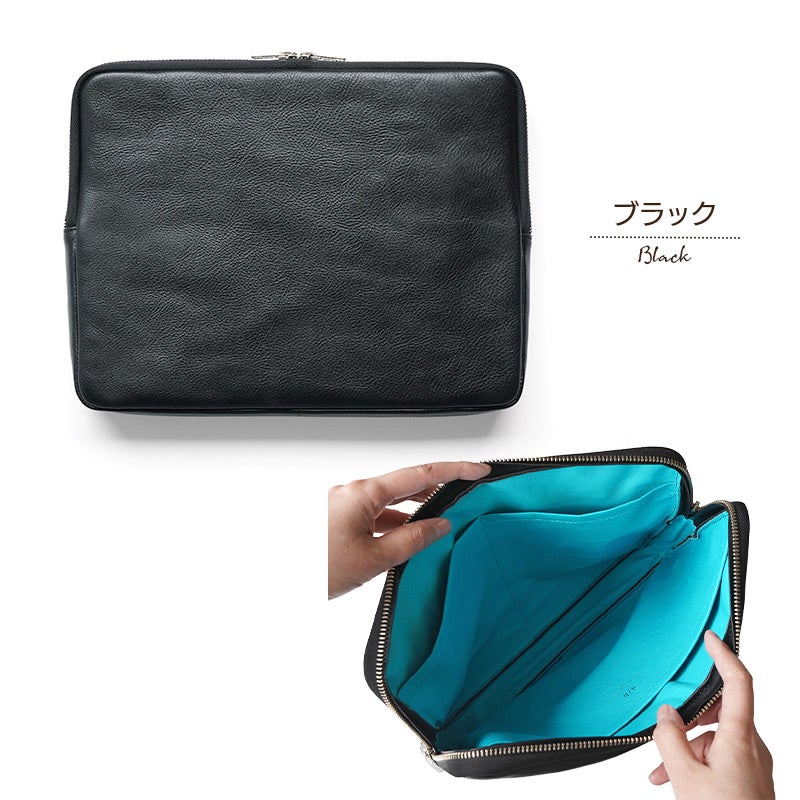 クラッチバッグ メンズ 本革 セカンドバッグ ipad 収納 タブレットケース バッグインバッグ 薄型 ブランド