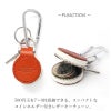 キーホルダー 革 ブランド キーチェーン レザー コインケース付き Butler Verner Sails