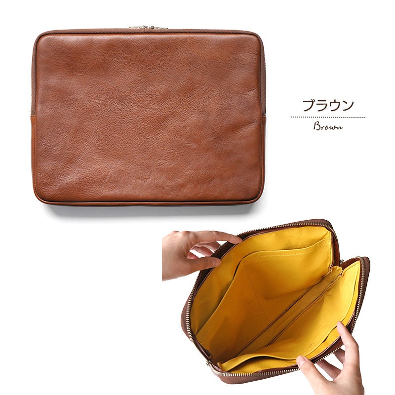 クラッチバッグ メンズ 本革 セカンドバッグ macbook 収納 タブレットケース バッグインバッグ 薄型 ブランド