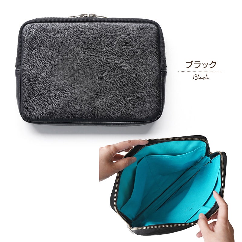 クラッチバッグ メンズ 本革 セカンドバッグ macbook 収納 タブレットケース バッグインバッグ 薄型 ブランド