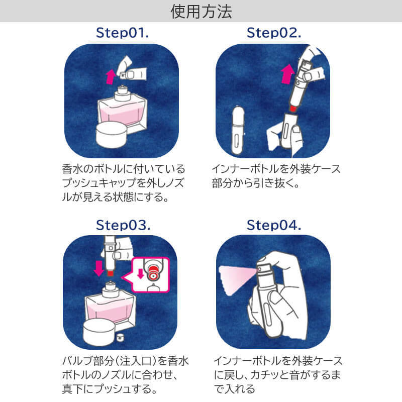 トラヴァーロ ニューミラノ TRAVALO New Milano アトマイザー マグネット式キャップ 香水詰め替え チャージ 5ml 正規品