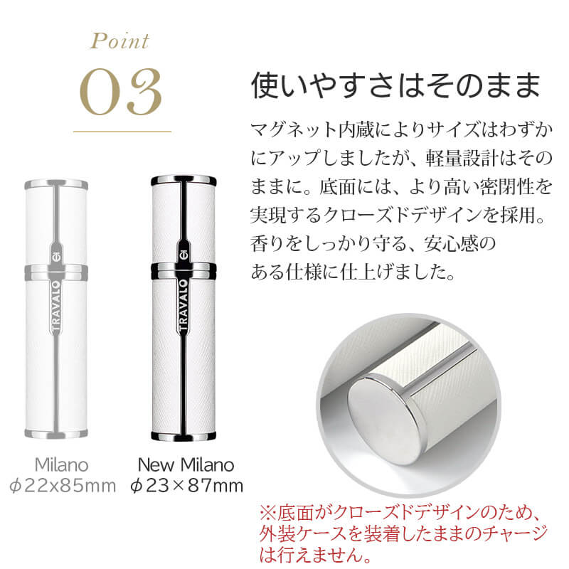 トラヴァーロ ニューミラノ セット TRAVALO New Milano Set アトマイザー マグネット式キャップ 香水詰め替え チャージ 5ml 正規品
